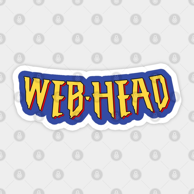 Web-head Sticker by mellamomateo